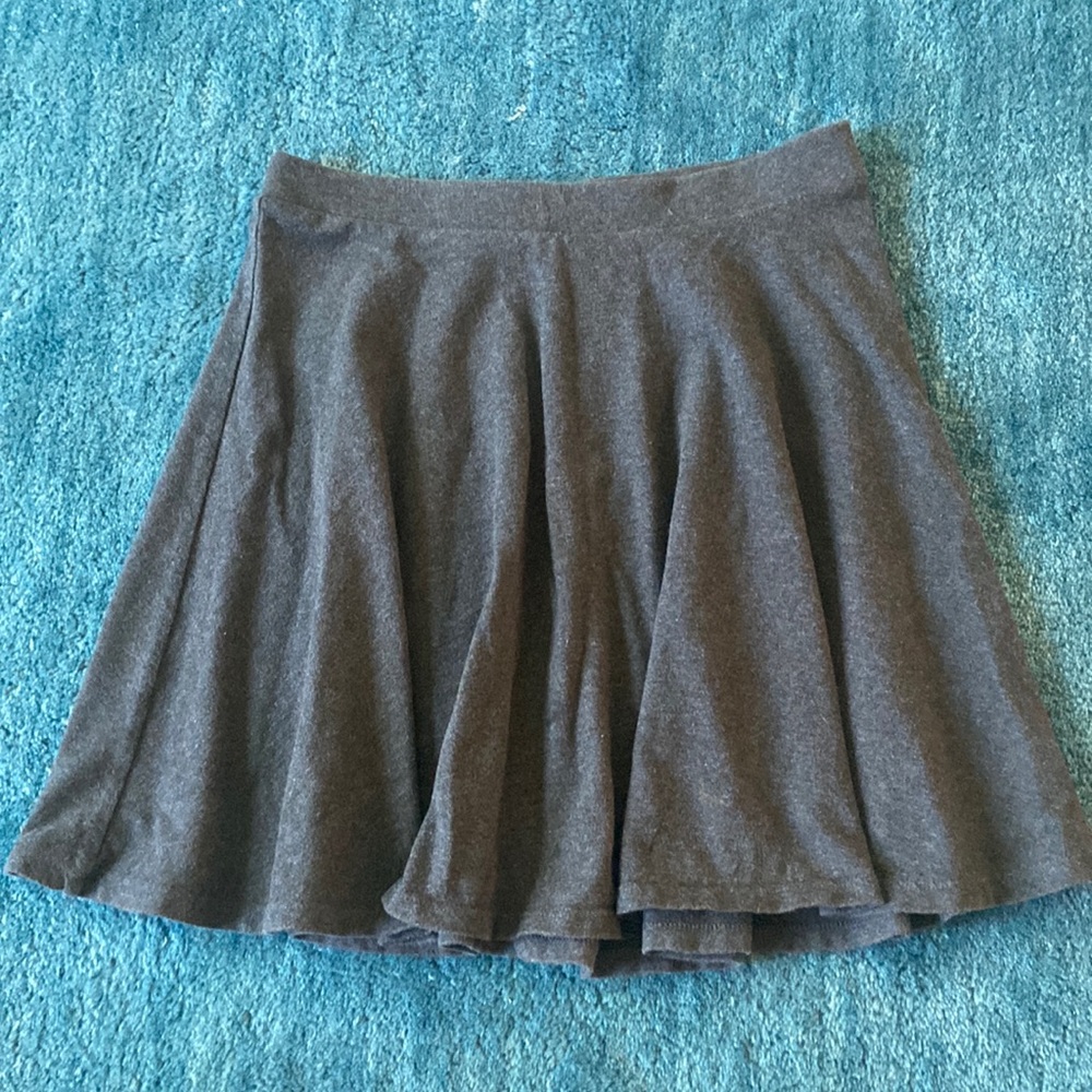 Forever 21 dark gray skater skirt